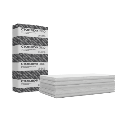 СтопЗвук ЭкоСлим | 1200х600х20мм | ( 15 шт / 10,8м2 )